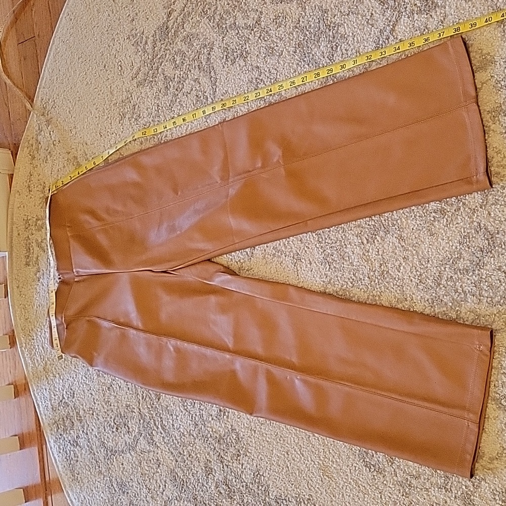 Bagatelle faux leather cropped pants Sz Small
